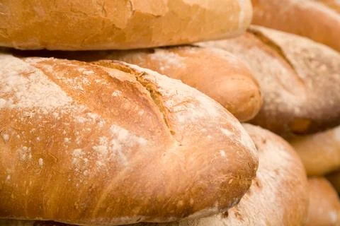 Whole wheat bread. Stock Photos