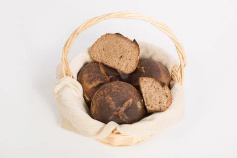 Whole wheat bread Stock Photos