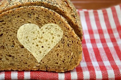 Whole wheat bread Foto stock