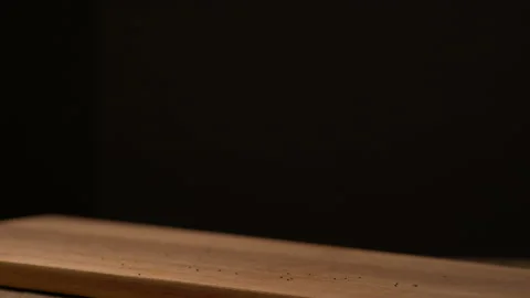 Whole Wheat Bread With Seeds Placed on The Table Video stock 130509704