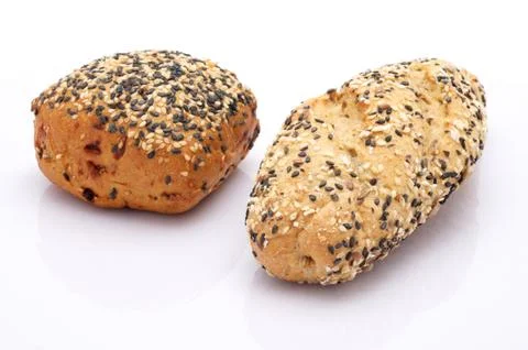 Whole wheat bread. tasty! Stock Photos