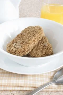 Whole wheat breakfast biscuits Stock Photos