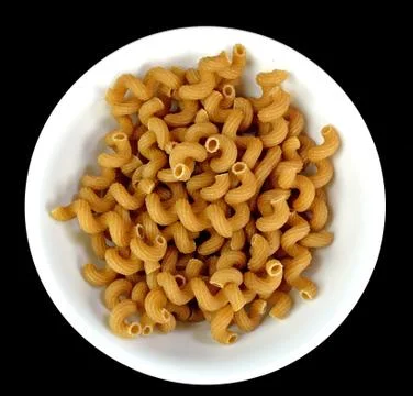 Whole wheat gobbetti pasta Stock Photos
