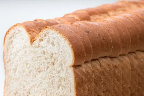 A whole wheat loaf of bread up close. Stock Photos