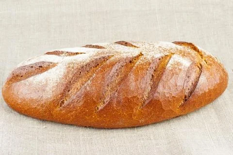 Whole wheat loaf Stock Photos