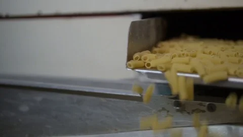 Whole wheat macaroni products Stock Footage 75216468