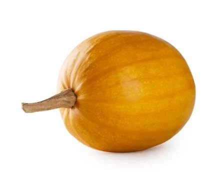 Whole yellow pumpkin Stock Photos