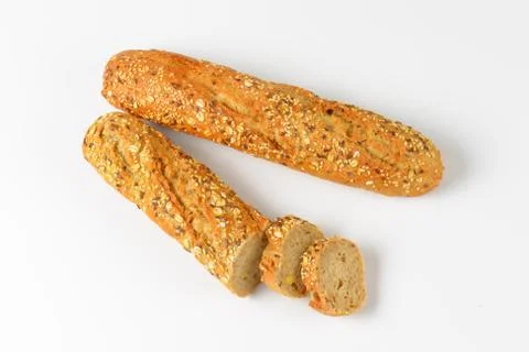 Wholegrain bread rolls Stock Photos