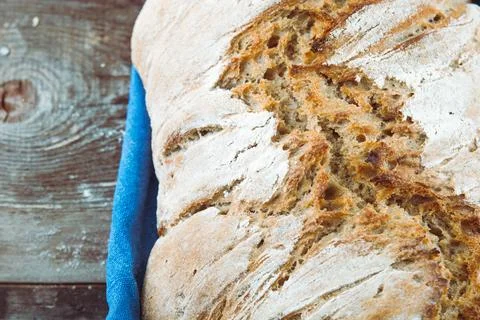 Wholegrain fresh bread Foto stock
