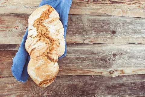 Wholegrain fresh bread Stock Photos