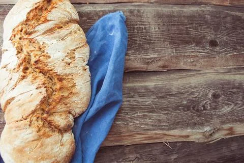 Wholegrain fresh bread Stock Photos