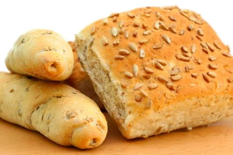 Wholemeal bread Stock Photos