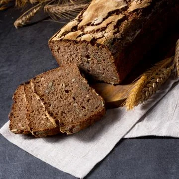 Wholemeal bread Stock Photos