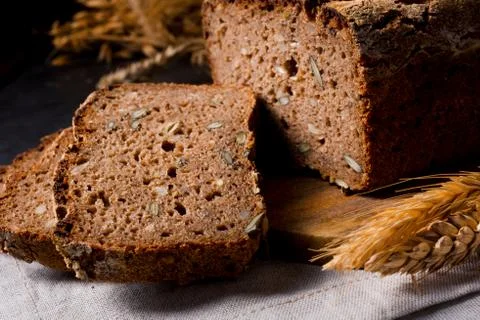 Wholemeal bread Stock Photos