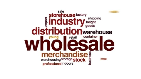 Wholesale animated word cloud, text design animation. Stock Footage 72778406