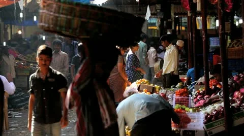 Wholesale Crawford Market, Mumbai, India Stock Video Pond5