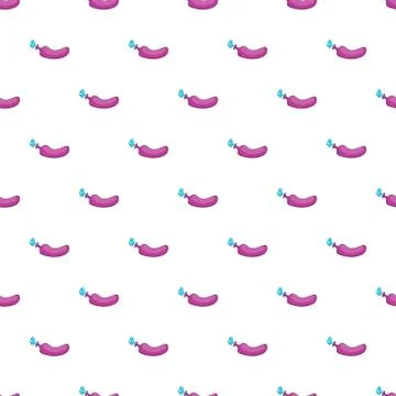 Whoopee cushion pattern, cartoon style Stock Illustration