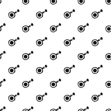 Whoopee cushion pattern, simple style Stock Illustration