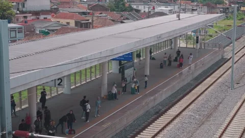 Whoosh High Speed Train Station Padalarang West Java Indonesia Railway Stock-Footage 332052420