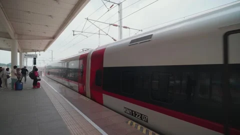 Whoosh High Speed Train Station Padalarang West Java Indonesia Railway Stock-Footage 332053338