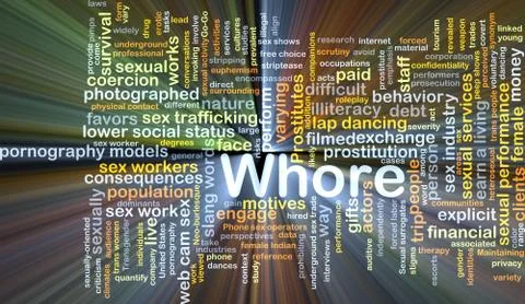 Whore background concept glowing Stock Illustration