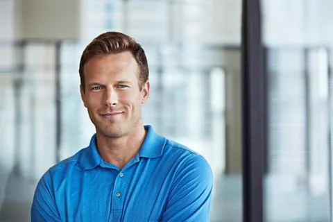 Why be average when you can be the best. Cropped portrait of a happy businessman Stock Photos
