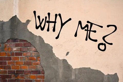 Why Me? Foto stock