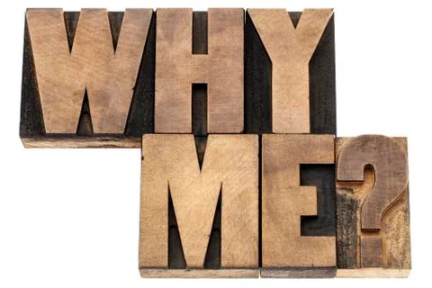 Why me question Stock Photos