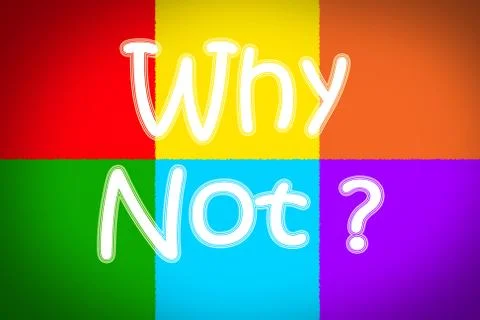 Why not concept Stock Illustration