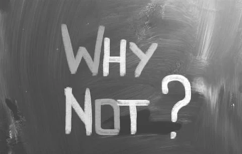 Why Not Concept Stock Illustration