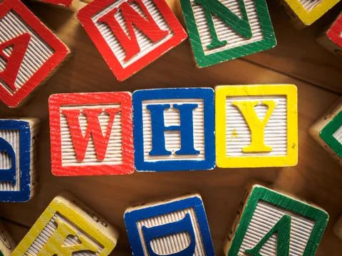 Why question Foto stock