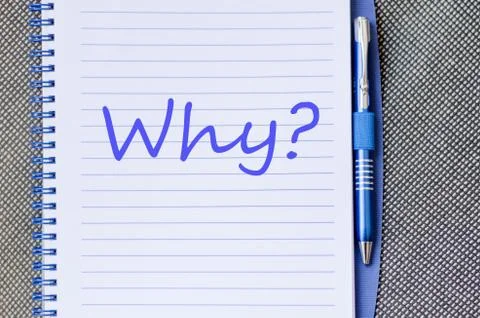 Why text concept Stock Photos