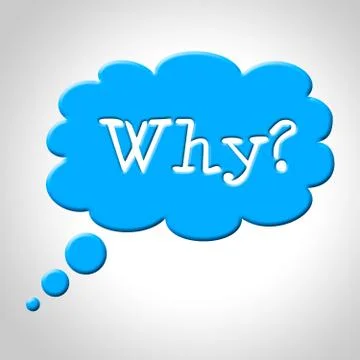 Why Thought Bubble Means Think About It And Reason Stock Illustration