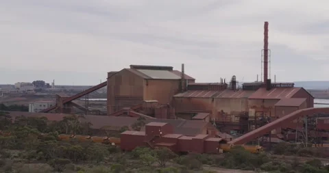 Whyalla Mine Pit Overview Stock Footage 317437423