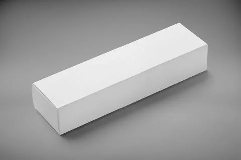 Whyte present box isolated on light grey background. High resolution. Stock Illustration