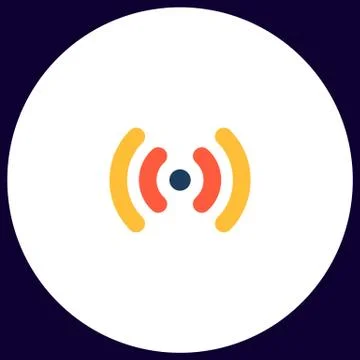 Wi-Fi computer symbol Stock Illustration