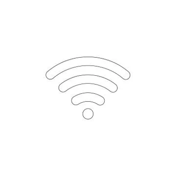 Wi-Fi. flat vector icon Stock Illustration