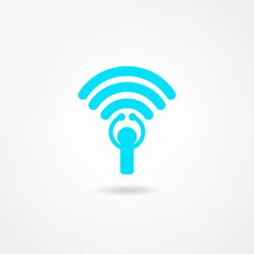 Wi-fi icon Stock Illustration