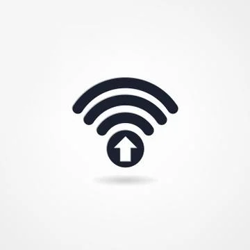 Wi-fi icon Stock Illustration