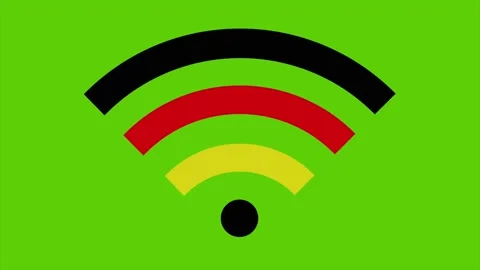 Wi-Fi icon. Simple internet symbol. Access point Stock Footage 234794594