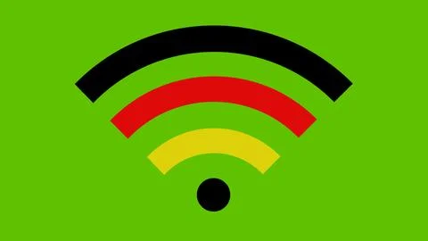 Wi-Fi icon. Simple internet symbol. Access point Stock Illustration