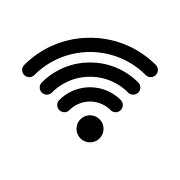 Wi-Fi internet icon. Vector wi fi wlan access, wireless wifi hotspot signal s Stock Illustration