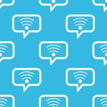 Wi-Fi message pattern Stock Illustration
