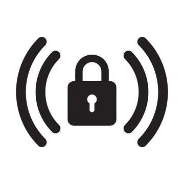 Wi fi password icon vector for graphic design, logo, website, social media, m Stock Illustration