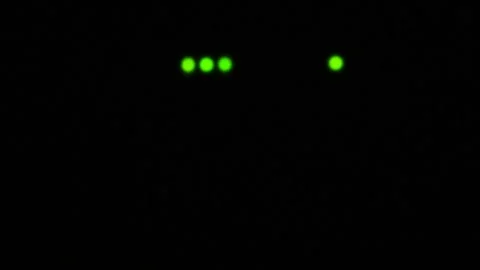 Wi-Fi router or modem light blinking. Wireless internet connection. Flashing Stock Footage 205036197