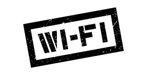 Wi-Fi rubber stamp Stock-Illustration