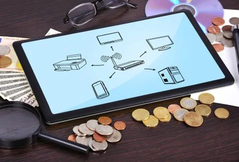 Wi-fi  scheme Stock Illustration