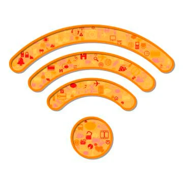 Wi Fi symbol Stock Illustration