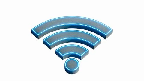 Wi Fi symbol, wireless networking digital hi tech innovation concept, free in Stock Illustration