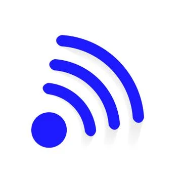 Wi-Fi Transmission of Data. Vector Illustration Stock Illustration